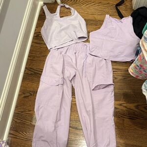 Old Navy Light Purple Activewear Set